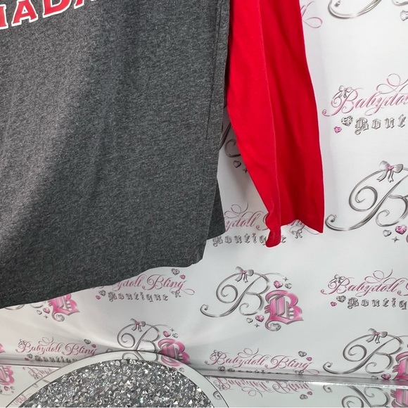 Team Canada hockey shirt Red and Gray Canada Hockey Long Sleeve Shirt - Picture 4 of 9